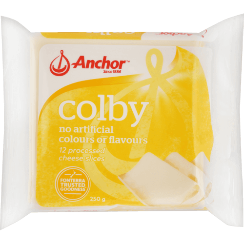Anchor Colby Processed Cheese Slices