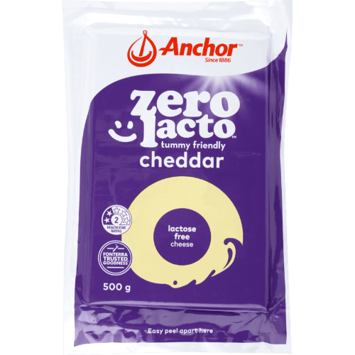 Anchor Zero Lacto Lactose Free Cheddar Cheese Block