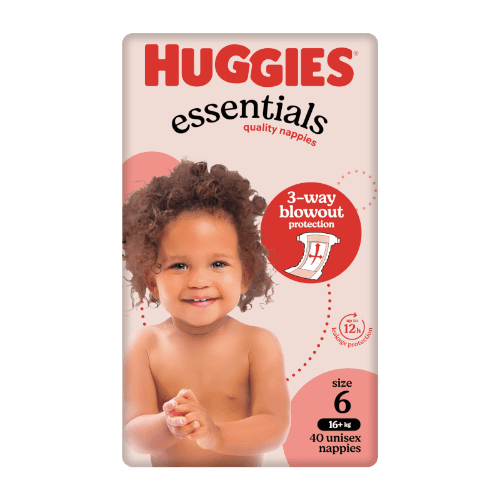 Huggies Essentials Nappies For Boys & Girls Size 6 16+kg