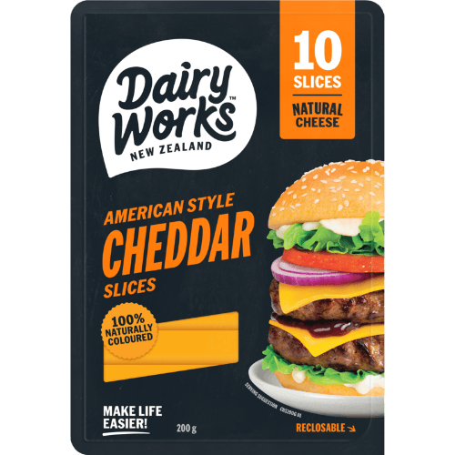 Dairyworks Cheddar Cheese Slices
