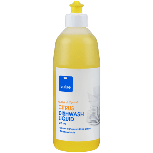 Value Citrus Dishwash Liquid 500 mL