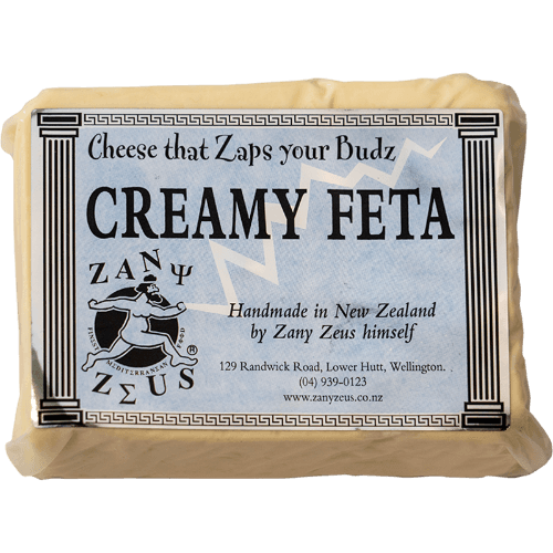 Zany Zeus Plain Creamy Feta per kg