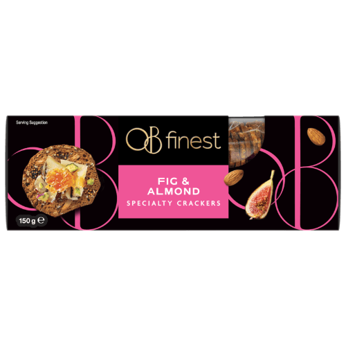 OB Finest Fig & Almond Specialty Crackers