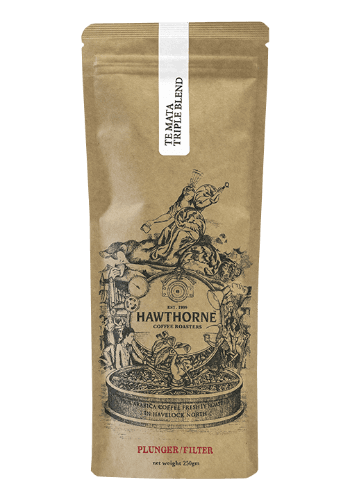 Hawthorne Coffee Roasters Te Mata Triple Blend Plunger Filter Coffee 250 g
