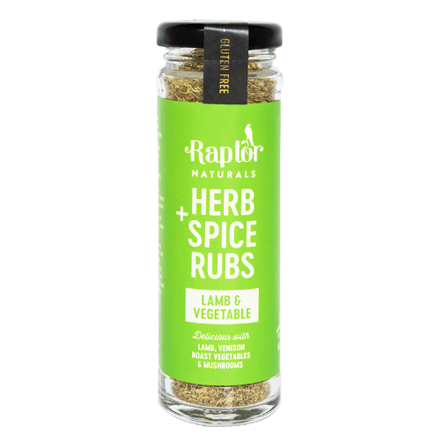 Raptor Naturals Lamb & Vegetable Herb & Spice Rub Jar