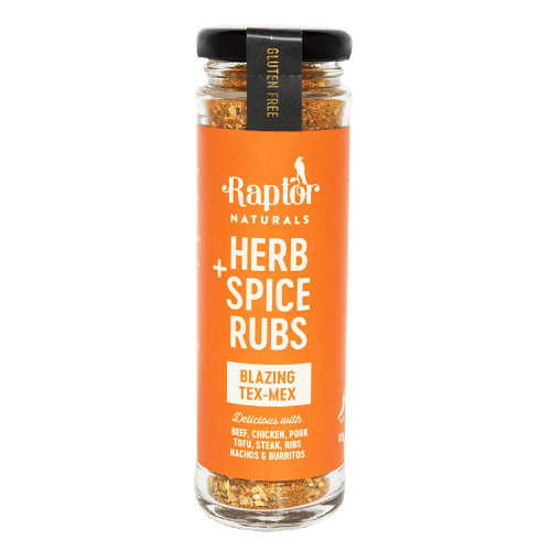 Raptor Naturals Blazing Tex Mex Herb & Spice Rub Jar