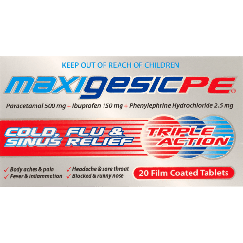 Maxigesic PE Triple Action Film Coated Tablets