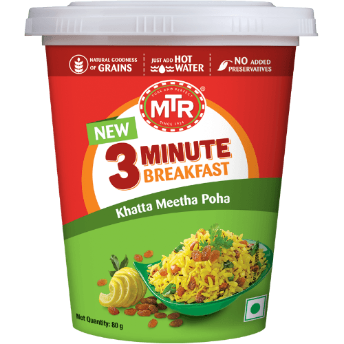 MTR Khatta Meetha Poha 3 Minute Breakfast