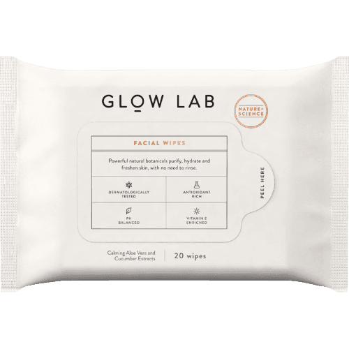 Glow Lab Aloe Vera & Cucumber Facial Wipes