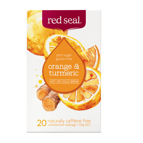 Red Seal Orange & Turmeric Tea Bags