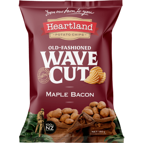 Heartland Maple Bacon Old-Fashioned Wave Cut Chips