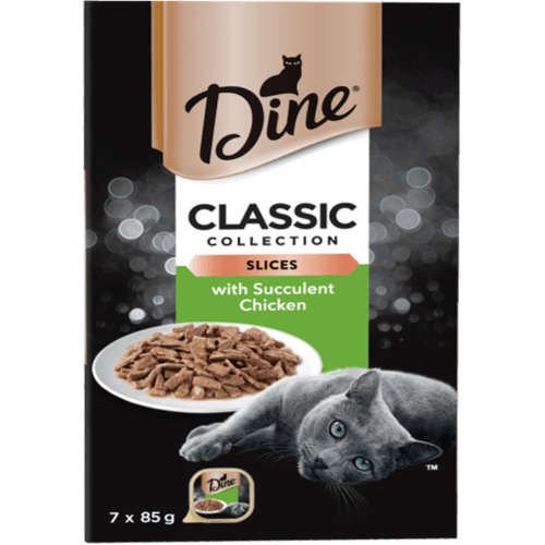 Dine Classic Collection Slices With Succulent Chicken Wet Cat Food