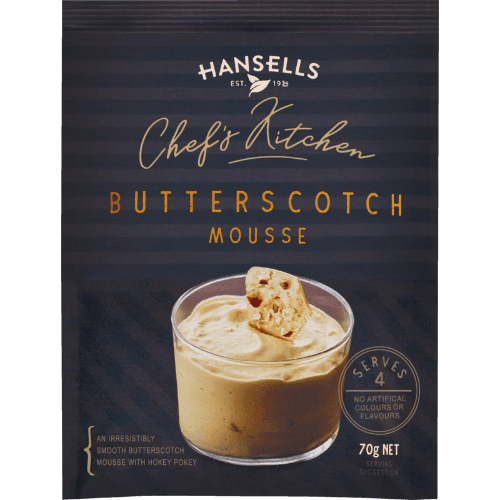 Hansells Chef's Kitchen Butterscotch Mousse 70 g