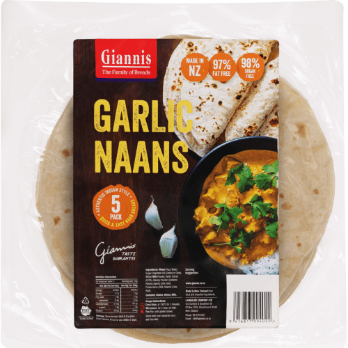 Giannis Garlic Naans