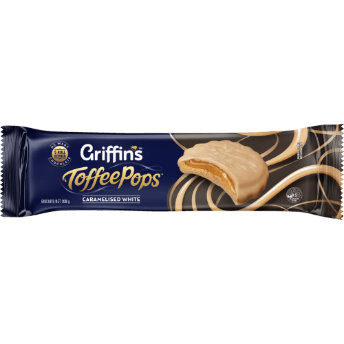 Griffin's Toffee Pops Caramelised White Chocolate Biscuits