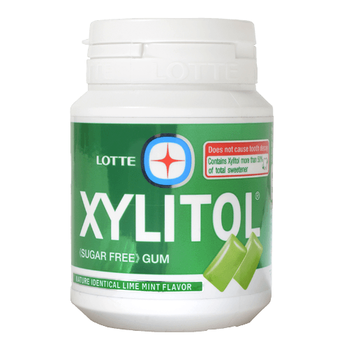 Thai Lotte Xylitol Lime Mint Flavour Sugar Free Gum