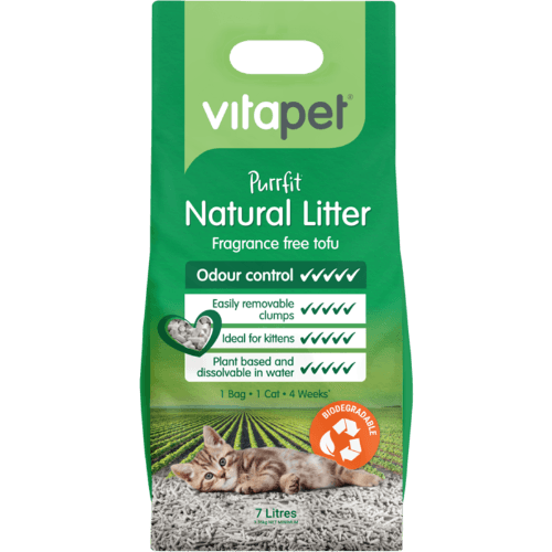 VitaPet Purfitt Fragrance Free Tofu Natural Cat Litter