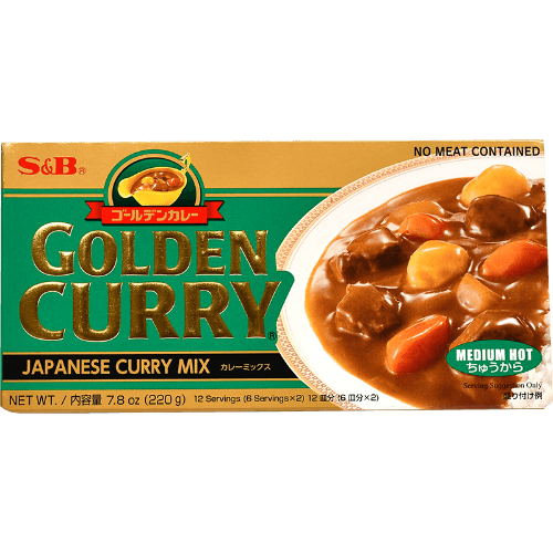 S&B Golden Curry Japanese Roux Medium Hot