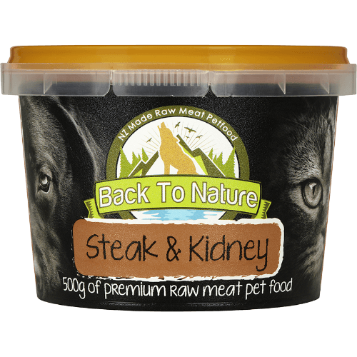 Back To Nature Premium Steak & Kidney Pet Food
