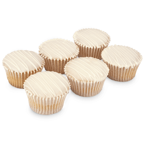 White Chocolate Mud Cupcake 6 pack
