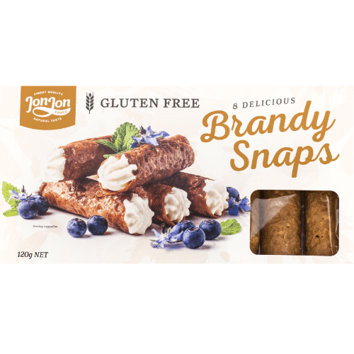 Jon Jon Brandy Snaps Gluten Free 120 g