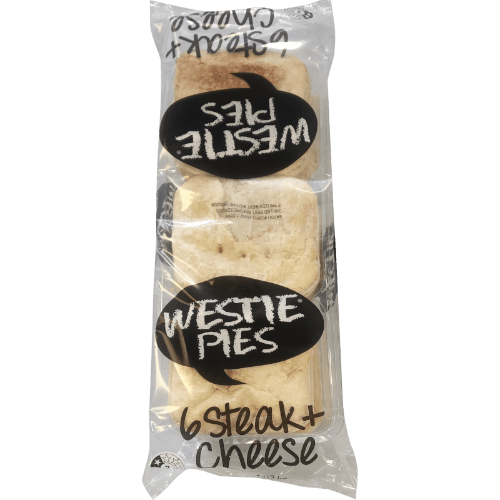 Westie Steak & Cheese Pies