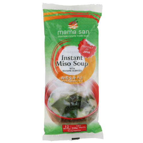 Mama San Instant Miso Soup with Wakame Seaweed