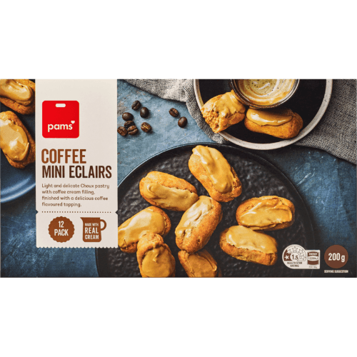 Pams Coffee Mini Eclairs