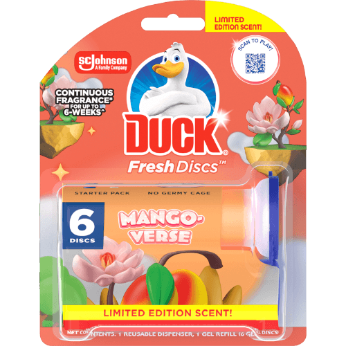 Duck Limited Edition Mango-Verse Toilet Fresh Discs