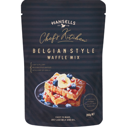 Hansells Chef's Kitchen Belgian Style Waffle Mix