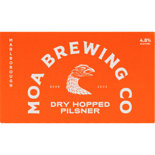 Moa Dry Hopped Pilsner Cans
