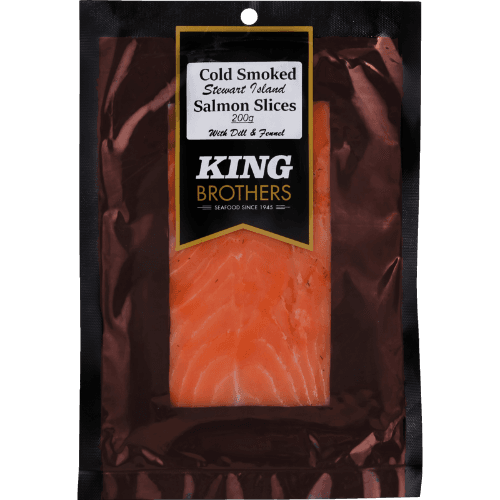 King Brothers Dill & Fennel Cold Smoked Salmon Slices 200 g