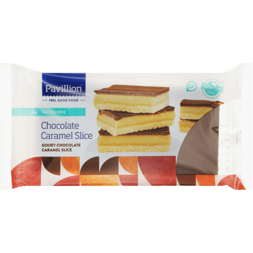 Pavillion Gluten Free Chocolate Caramel Slice