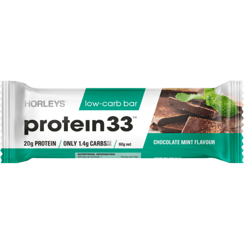 Horleys Protein 33 Low Carb Chocolate Mint Bar 60 g