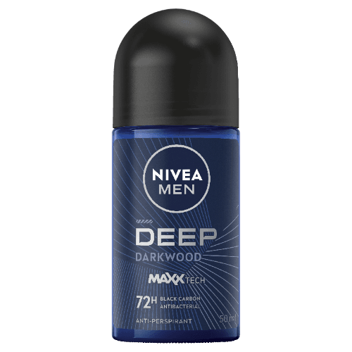 Nivea Men Deep Darkwood 72hr Protection Anti-Perspirant Deodorant  Roll On