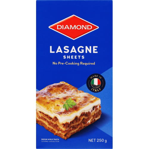 Diamond Lasagne Sheets