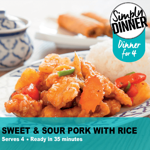 Simply Dinner Sweet & Sour Pork With Rice