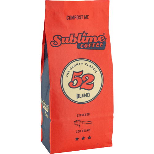 Sublime Coffee 52 Blend Espresso Coffee 200 g