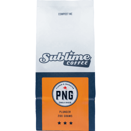 Sublime Coffee PNG Single Origin Plunger Coffee 200 g