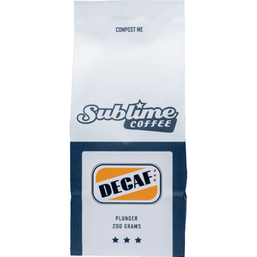 Sublime Coffee Decaf Plunger Coffee 200 g