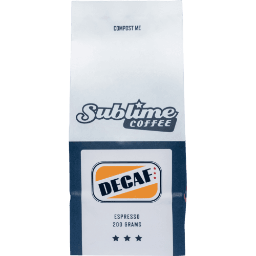 Sublime Coffee Decaf Espresso Coffee 200 g