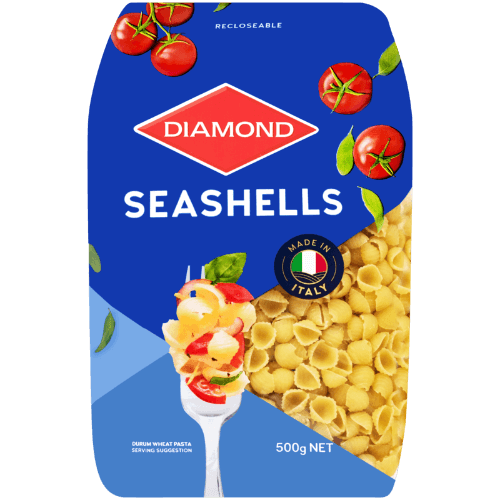 Diamond Seashells Pasta