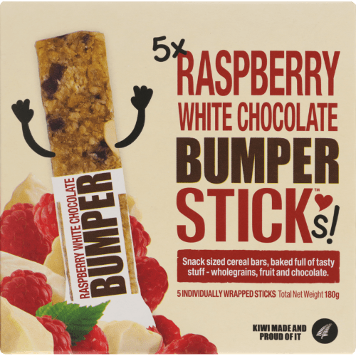 Bumper Raspberry White Chocolate Sticks