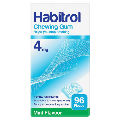 Habitrol Mint Flavour Sugar Free Extra Strength Chewing Gum 4mg
