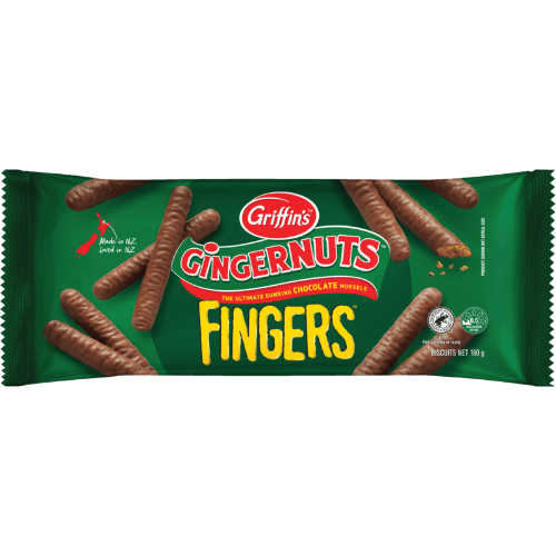 Griffin's Gingernuts Fingers Biscuits 180 g