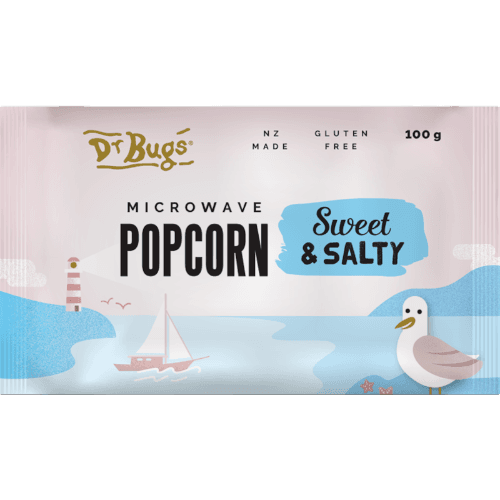 Dr Bugs Sweet & Salty Microwave Popcorn
