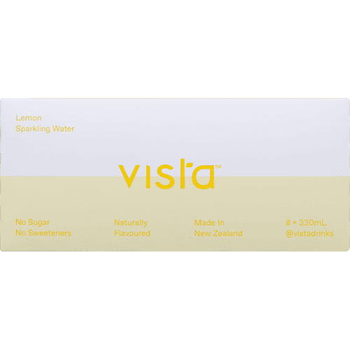 Vista Lemon Naturally Flavoured Sparkling Water