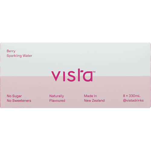 Vista Berry Sparkling Water