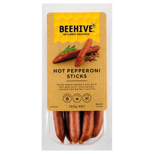 Beehive Hot Pepperoni Sticks