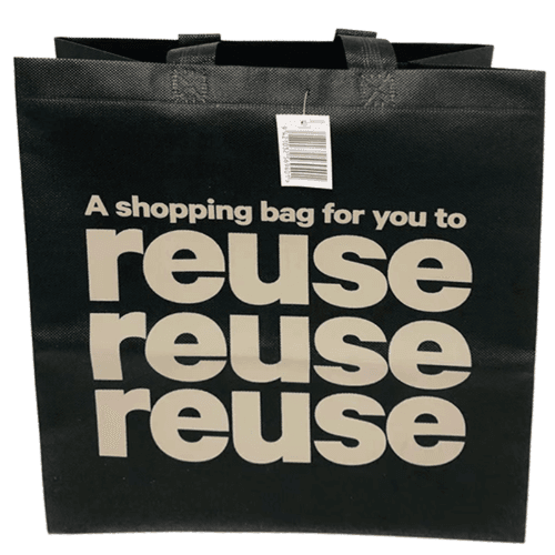 Reuse Reuse Reuse Reusable Bag